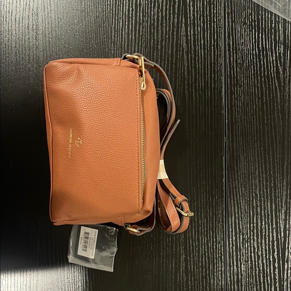 Nanette Lepore Orange Crossbody Bag with Structured Design